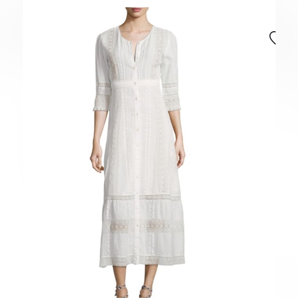 LoveShackFancy Desert Victorian Midi dress